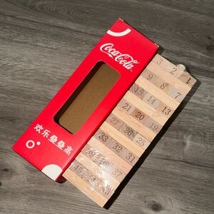 Coca Cola branded Jenga game limited edition